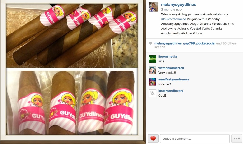 Melanysguydlines custom tobacco cigars