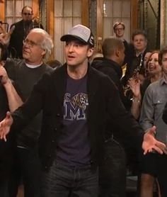 I mean check out Justin Timberlake rocking a Retro Brand shirt on one of his appearances on SNL. (Isn’t that Chevy Chase in the background?)