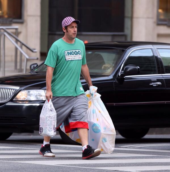 Adam Sandler in Retro Brand Gear