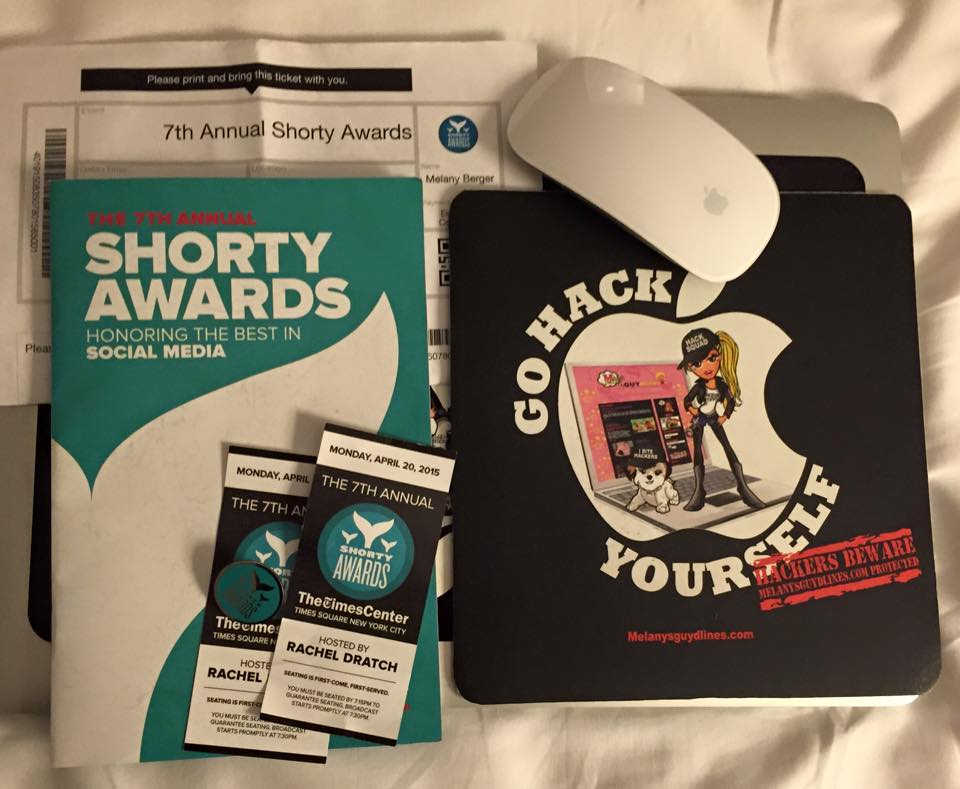 Shorty Awards 2015 Melanysguydlines 