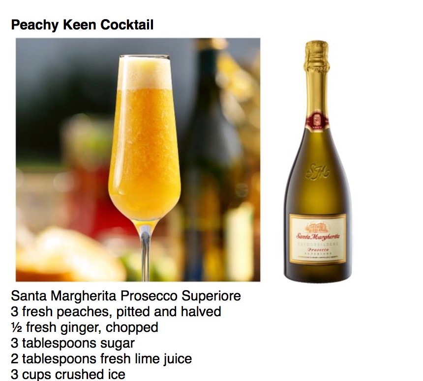 Peachy Keen Cocktail Santa Margherita