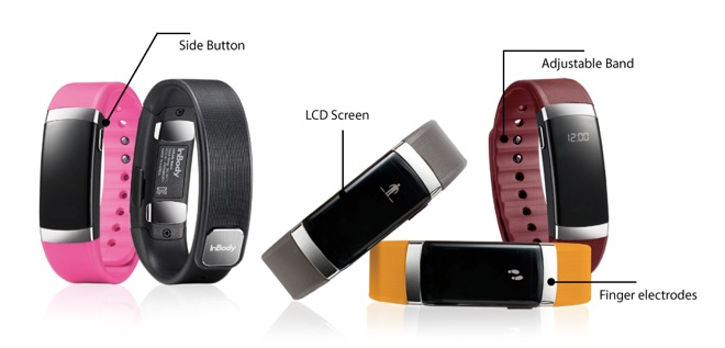 InBodyBAND is the first fitness wearable to measure fat, muscle mass, body fat percentage, and body mass index.