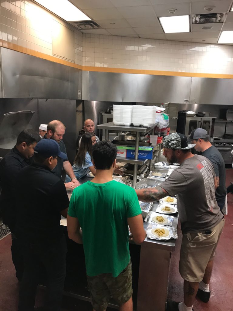 Cake & Bacon Team making 2000 tacos