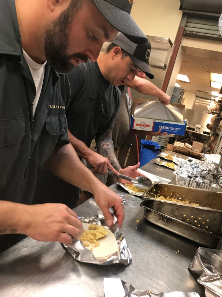 2000 tacos to be delivered to Harris County Sheriff Tactical command in Cypress. 