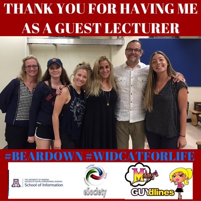 My Guest Lecture At The University of Arizona On Social Media